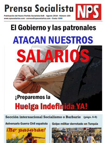 Prensa Socialista Costa Rica n° 150