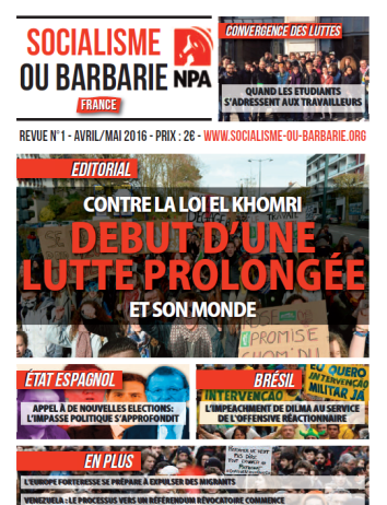 Socialismo o Barbarie Francia n°1