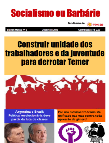 Socialismo o Barbarie Brasil n° 5