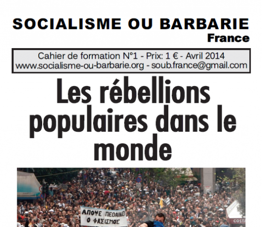 Les rébellions populaires dans le monde