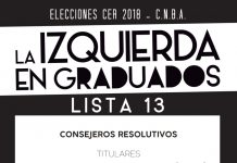 CNBA | ¡Se presentó la Izquierda en Graduados!