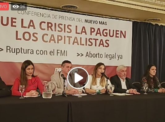 Ahora: Manuela Castañeira lanza su candidatura presidencial