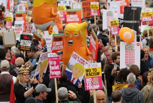 Reino Unido | Grandes protestas contra Trump, la xenofobia y el cambio climático