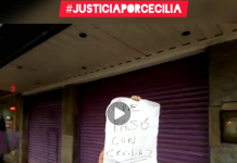 Justicia Por Cecilia: Manifestación del movimiento feminista en Capilla del Monte
