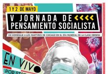 Cronograma de la V° Jornada del Pensamiento Socialista