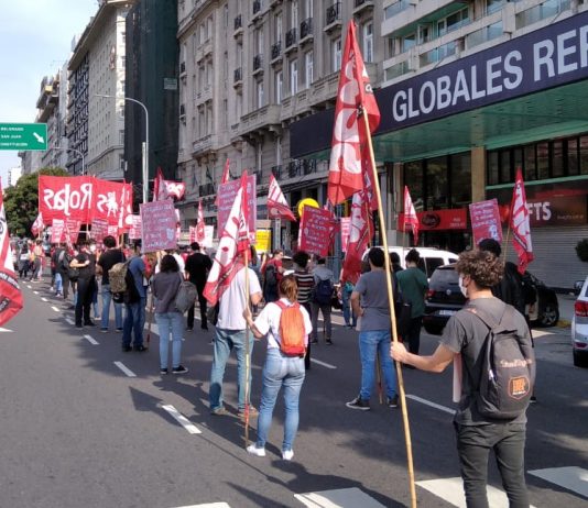 Concentración contra los femicidios