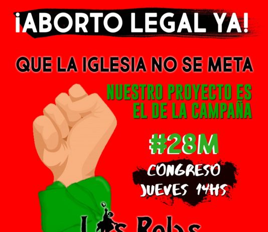 #28M: Volvemos a las calles por el aborto legal