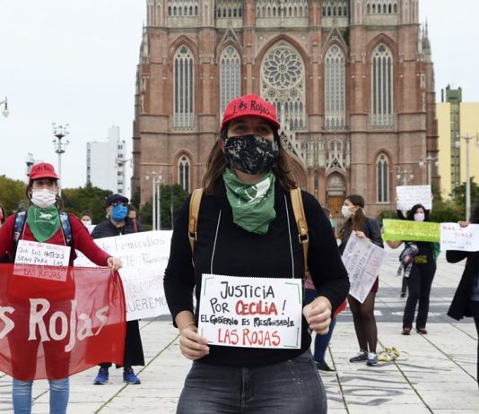 La Plata: Movilizaron visibilizando los femicidios y exigiendo justicia