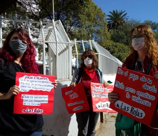 Córdoba: manifestación contra los femicidios en el Polo de la Mujer