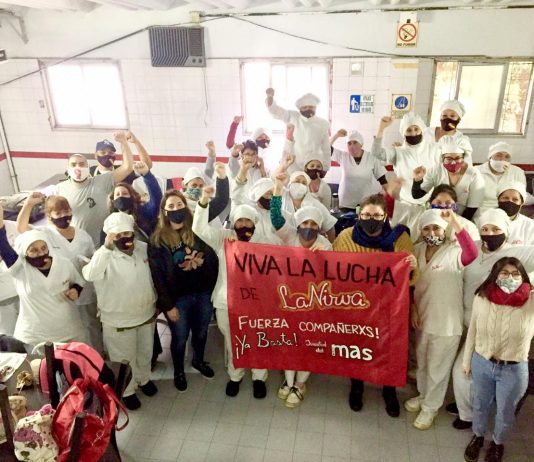 Manuela Castañeira visitó «La Nirva» para solidarizarse con la lucha de las y los trabajadores la nirva alfajor grandote