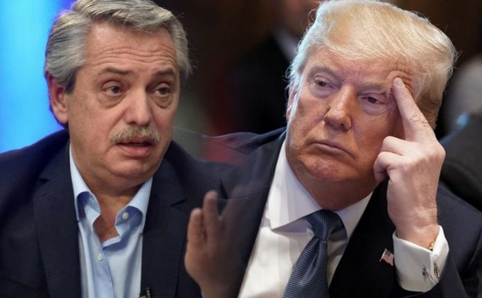 trump fernandez trump y alberto fernandez