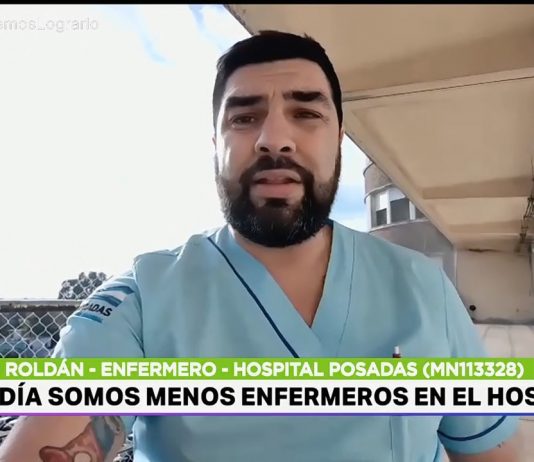 Despiden a enfermero en el Hospital Posadas por denunciar las condiciones laborales