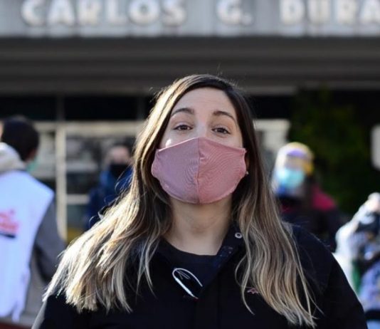 Manuela Castañeira participó de la entrega de donaciones en el Hospital Durand