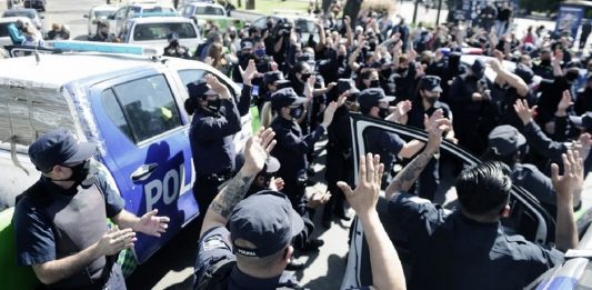 protesta policial