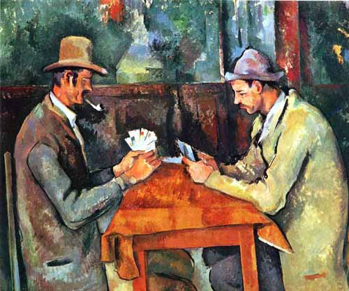 Los jugadores de cartas. Cézanne