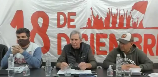 corriente sindical 18 de diciembre