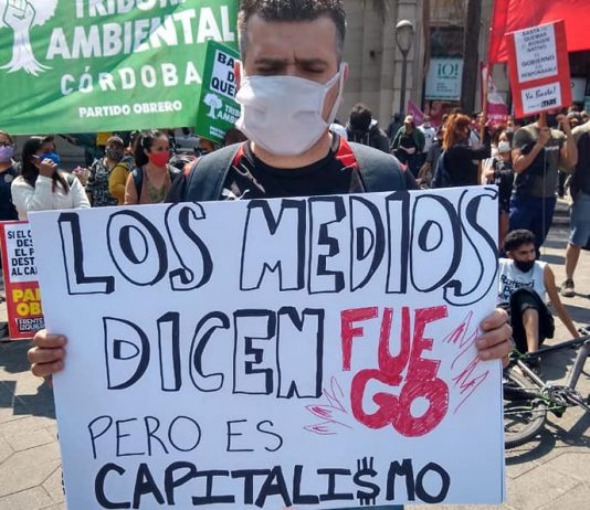 Córdoba: Movilizaron exigiendo acciones frente los gravísimos incendios