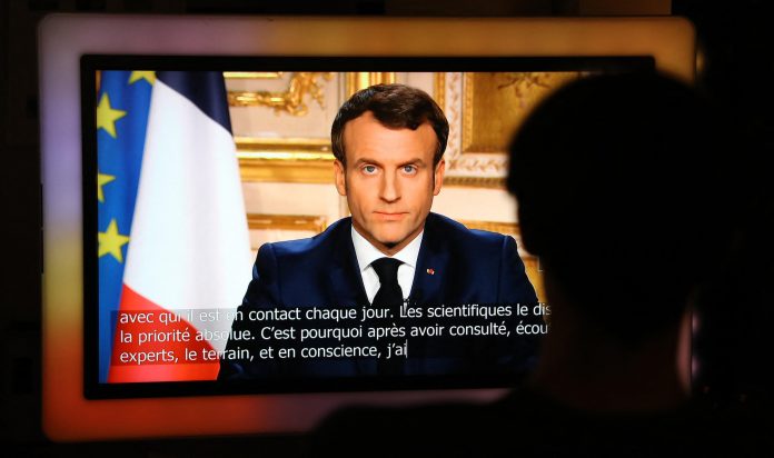 Macron confinamiento Macron confinamiento
