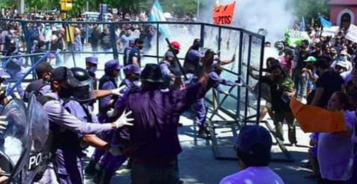 Represión en Formosa Represión en Formosa