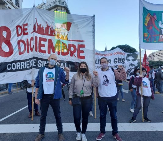 Concentración en el obelisco por un salario mínimo de 60.000 pesos