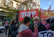 Manifestación por el cese a la agresión de Israel al pueblo palestino
