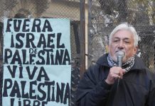 Héctor Chino Heberling: «Defendemos incondicionalmente el derecho del pueblo palestino a decidir su propio futuro”