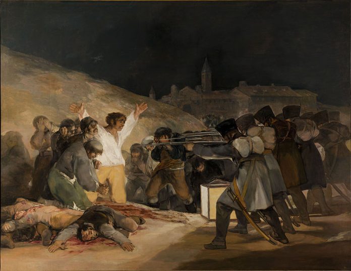 Fusilamientos de la Moncloa, Goya