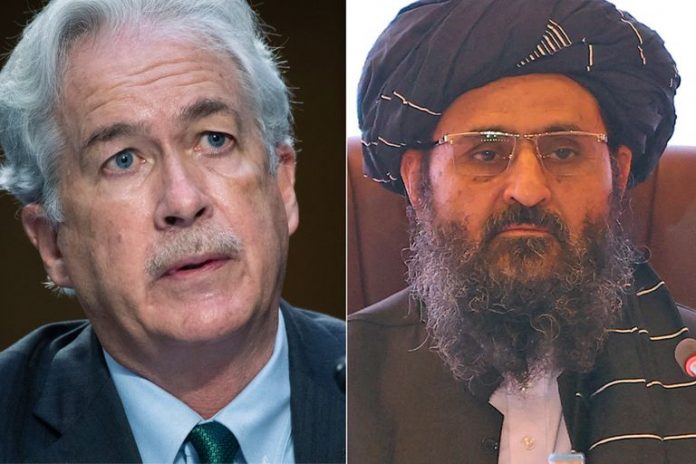 William Burns y Abdul Ghani Baradar William Burns y Abdul Ghani Baradar