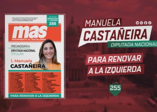 Spot: Manuela Castañeira y el Nuevo MAS, en las calles y las luchas