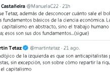 Manuela Castañeira atendió a macristas y liberales