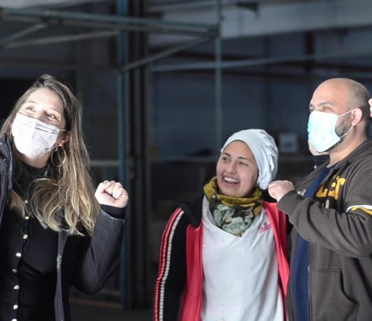 Manuela Castañeira recorrió La Matanza