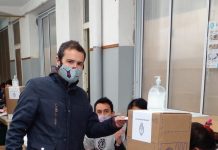 La Plata: Simonetti del Nuevo MAS votó en la Técnica 9