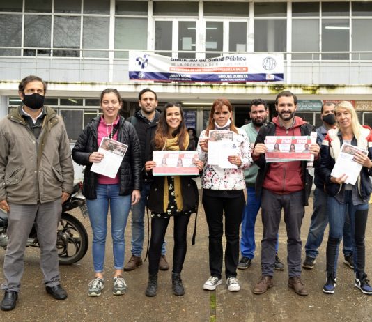Simonetti y Carranza cerraron la campaña del Nuevo MAS en el Hospital San Martín