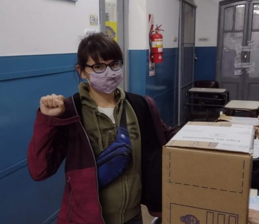 María Paz Álvarez ya votó en Lomas de Zamora maria paz alvarez