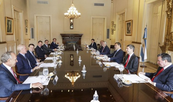 gobierno y empresarios en casa rosada gobierno y empresarios en casa rosada