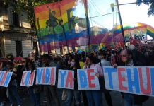 En la 30° Marcha del Orgullo nadie se olvidó que falta Tehuel