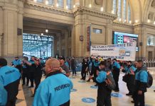 Nueva protesta de los ferroviarios tercerizados de MCM