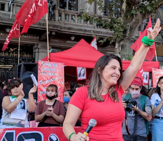 Manuela Castañeira invitó con Las Rojas al Encuentro Plurinacional en Bariloche