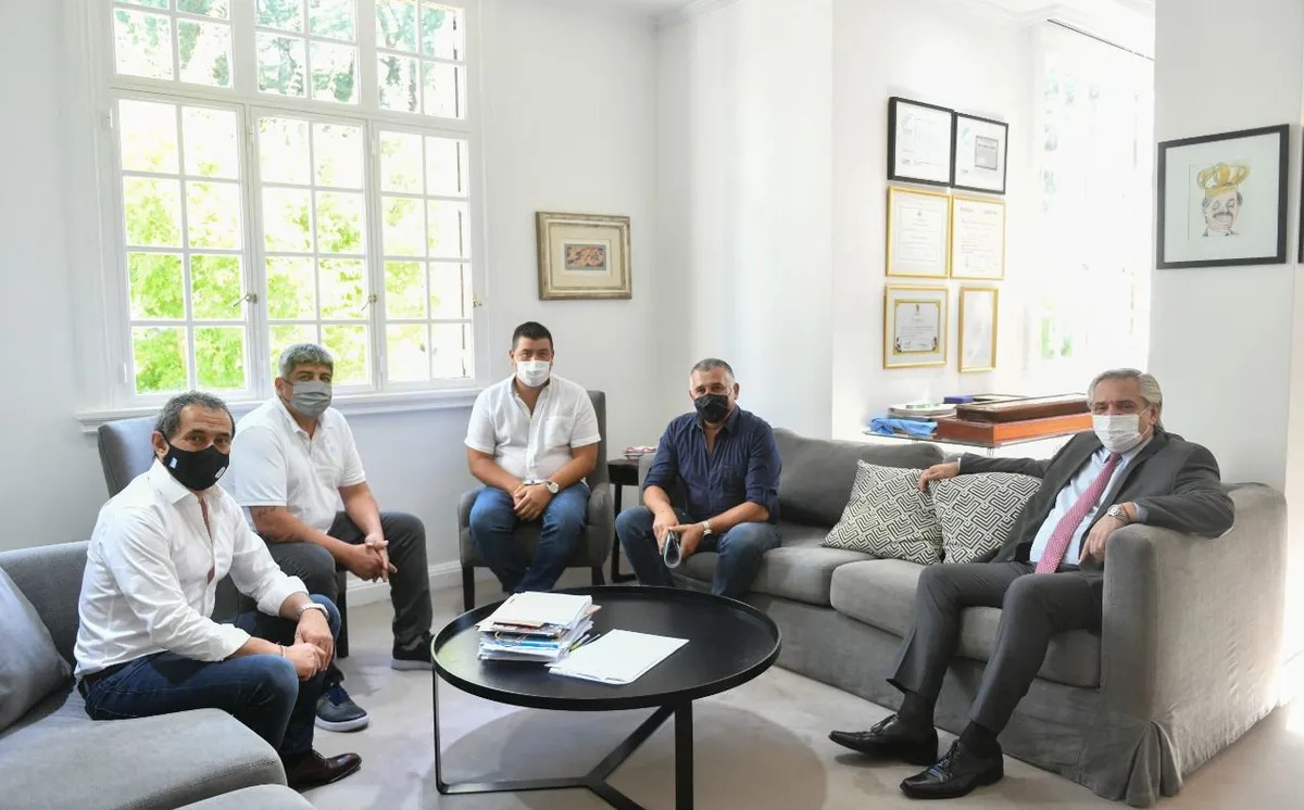 La inflación aprieta las negociaciones paritarias Pablo Moyano almorzó con Aberto Fernández