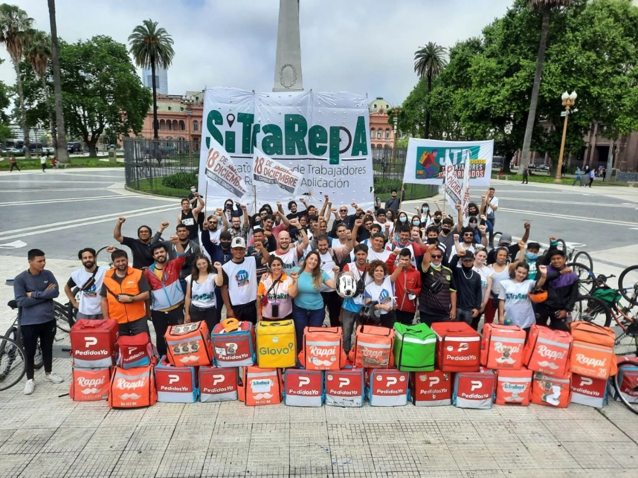 Aplicaciones de reparto, la esclavitud del siglo XXI sitrarepa