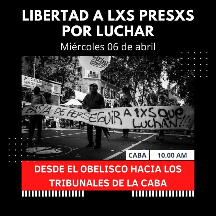 marcha-libertad a los presos por luchar