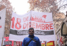 Jorge Ayala: «Hay que pelear en la calle para conquistar nuestras reivindicaciones»