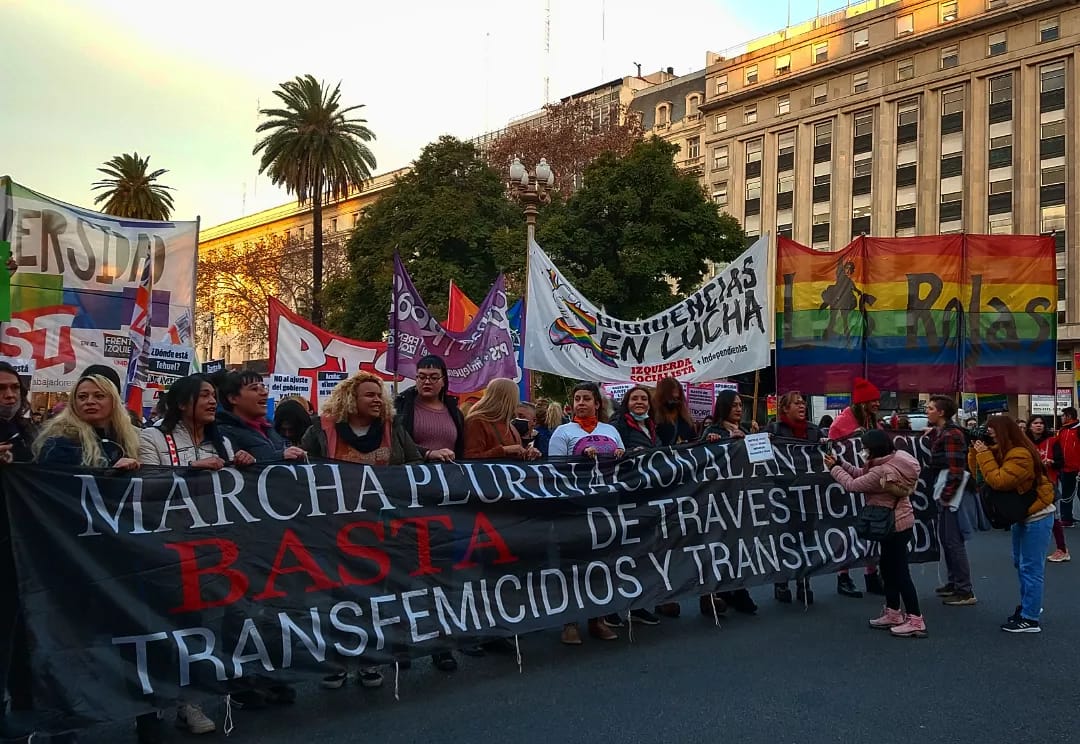 Se realizó la Marcha del Orgullo: contra los travesticidios y la prohibición del lenguaje inclusivo