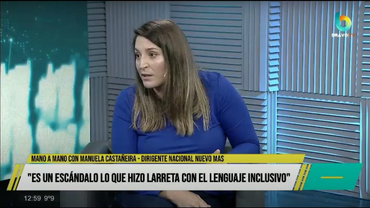Manuela Castañeira contra la prohibición del lenguaje inclusivo: «es una medida discriminatoria brutal»