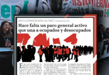 Ante la crisis general del país: hace falta un paro general activo que una a ocupados y desocupados