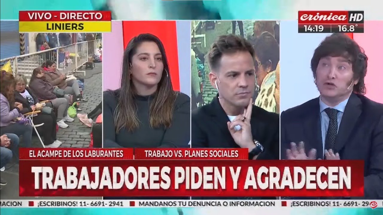 Manuela Castañeira en Crónica TV: «Hablan de libertad pero quieren un país de esclavos»