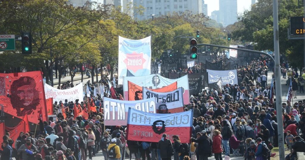 Marcha piquetera contra el ajuste