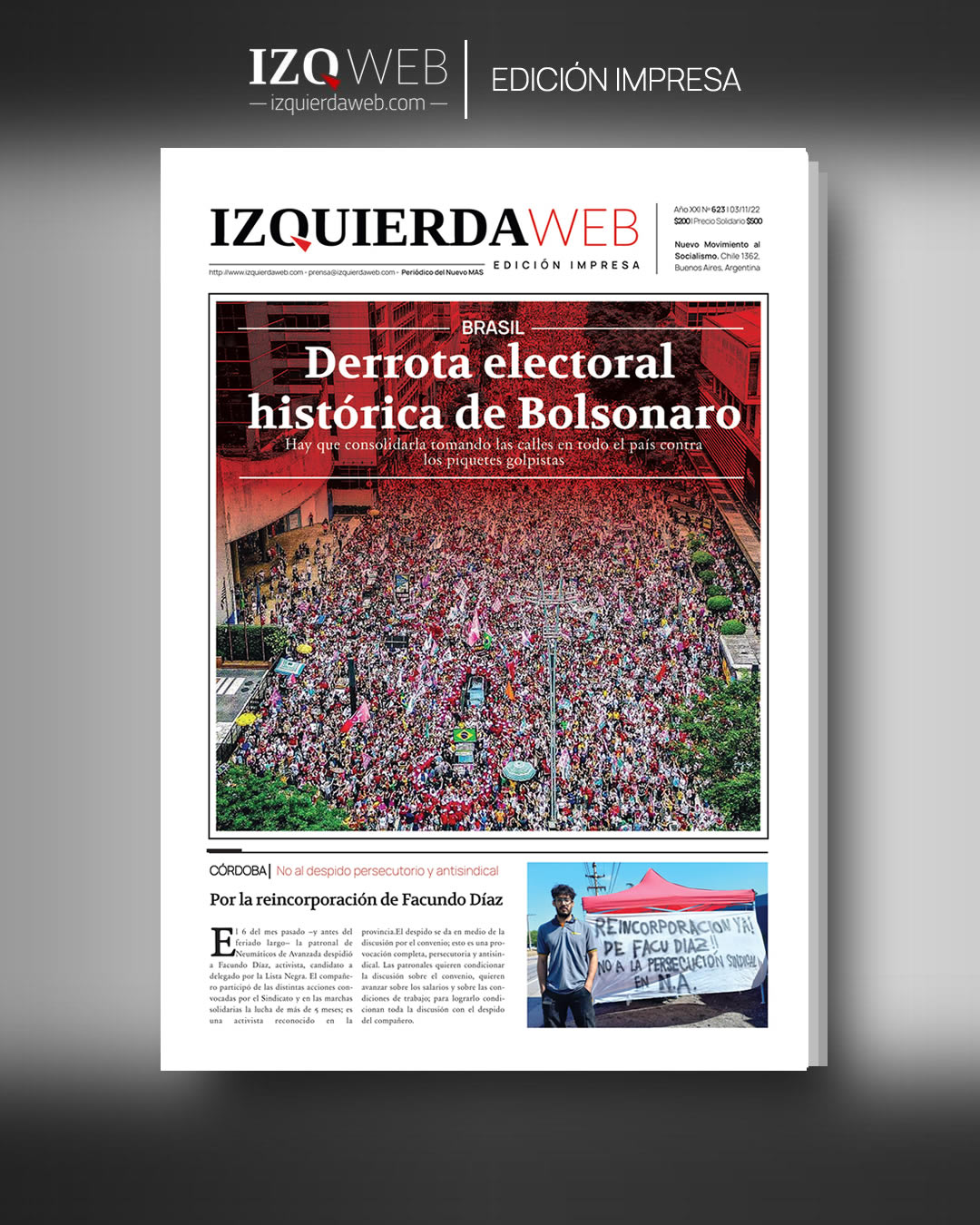 Derrota electoral histórica de Bolsonaro | Izquierda Web Edición Impresa 623
