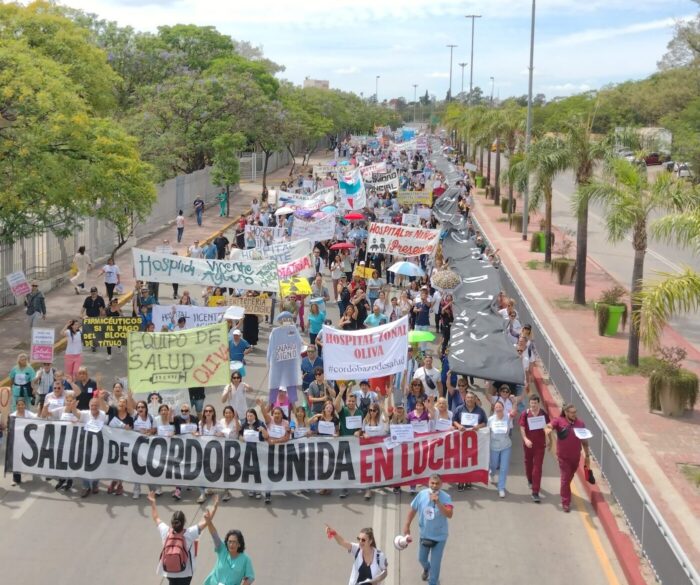 Córdoba: contundente rechazo de los trabajadores de la salud a la propuesta salarial de Schiaretti