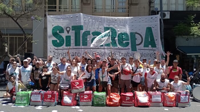 El SiTraRepA movilizó por su reconocimiento, por la organización de los trabajadores precarizados